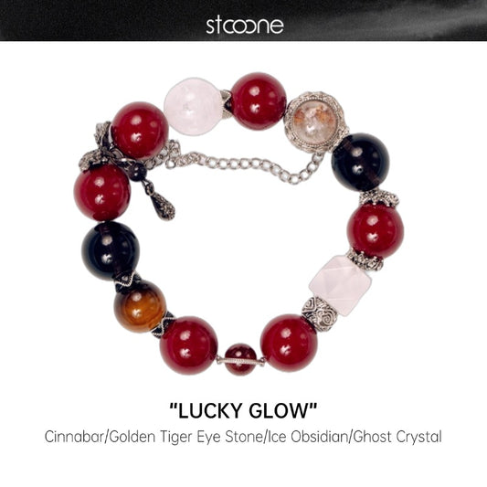 Cinnabar bracelet ORIGINAL DESIGN BRAND Natural/Unique/handmade Lucky Charm, Energy Balancing, Great Gift, Trendy Accessories