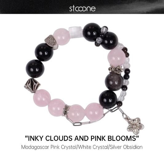 Pink Crystal bracelet ORIGINAL DESIGN BRAND Natural/Unique/handmade Lucky Charm, Energy Balancing, Great Gift, Trendy Accessories