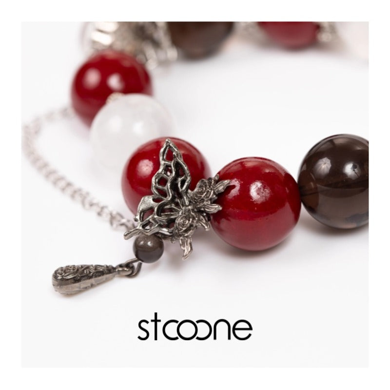 Cinnabar bracelet ORIGINAL DESIGN BRAND Natural/Unique/handmade Lucky Charm, Energy Balancing, Great Gift, Trendy Accessories